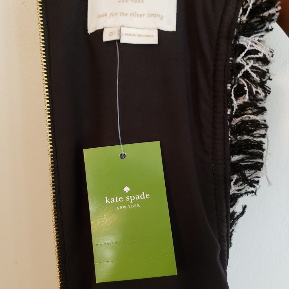 Kate Spade Howndstooth Tweed dress - Picture 4 of 5